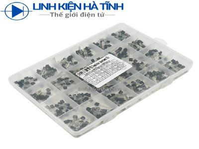 Hộp 24 loại transistor to-92 thông dụng mỗi loại 20 cái tổng 480 cái